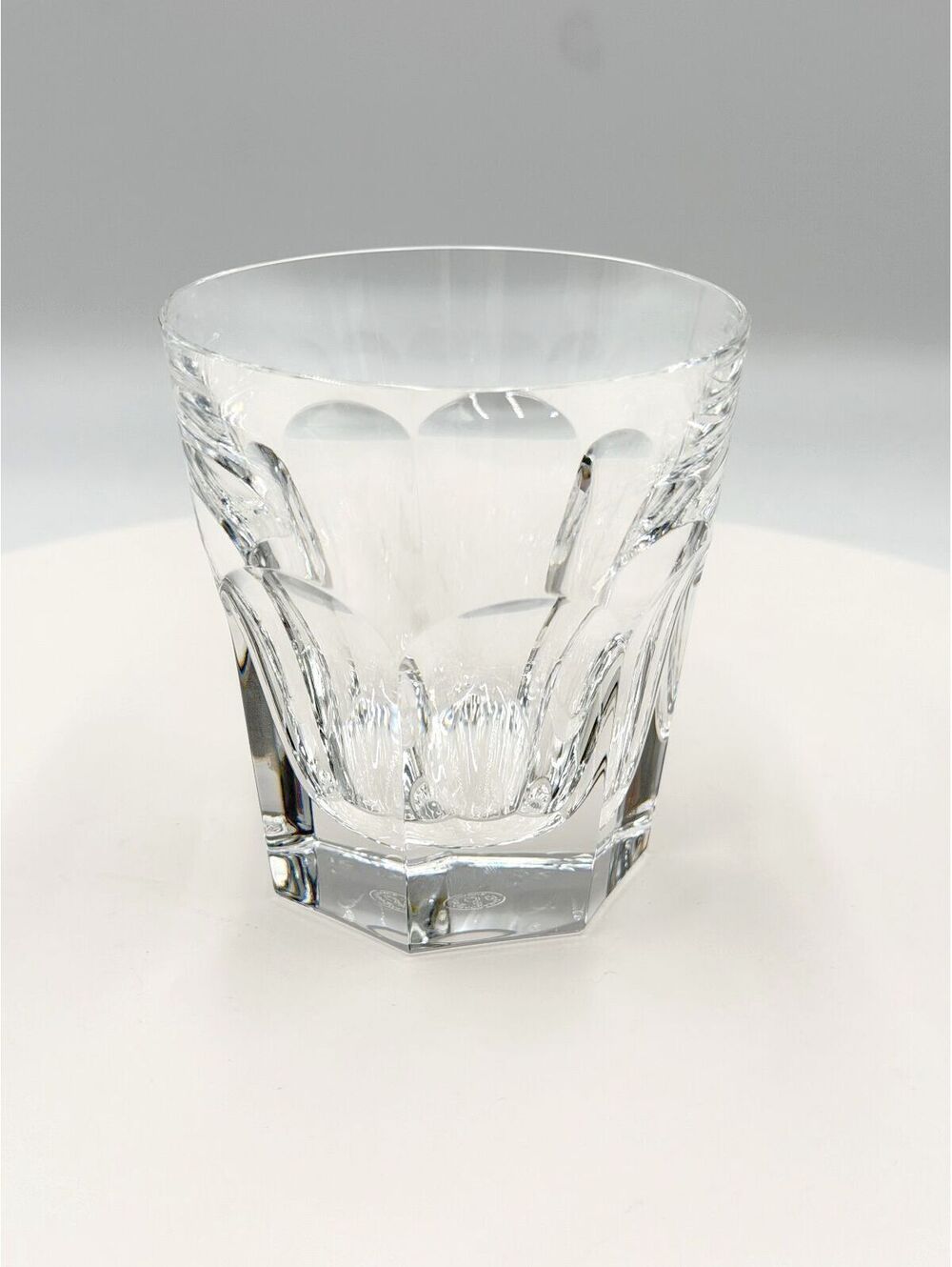 Baccarat Harcourt 1841 Crystal Old Fashioned Glasses 3.75" Tumblers Set of 2